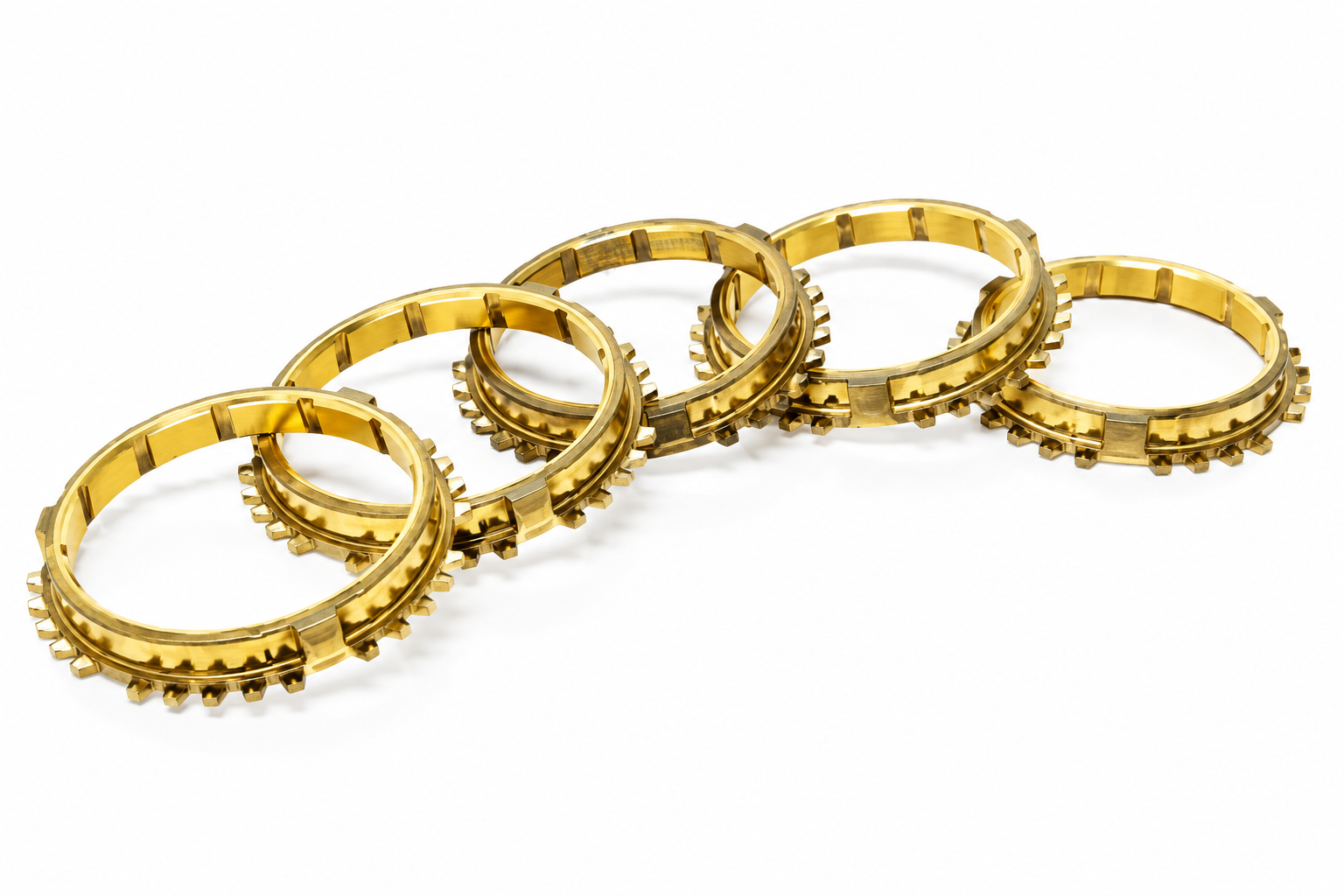 Synchrotech 92-02 Accord / 92-01 Prelude F22/F23/H23  1-5 Brass Synchro Set